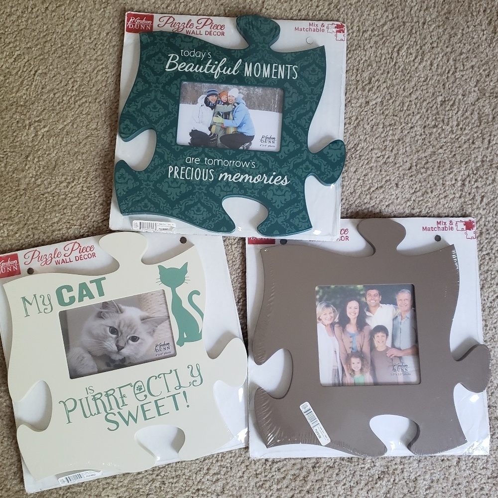 3pc Puzzle wall decor